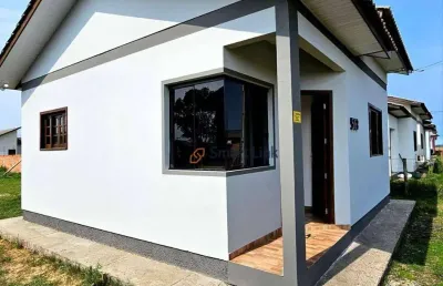 Casa com 2 dormitórios à venda, 42 m² por r$ 170.000,00 - polícia rodoviária - araranguá/sc