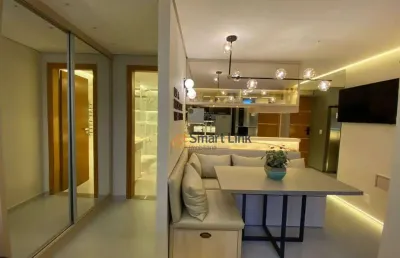 Flat com 1 dormitório à venda, 35 m² por r$ 890.000,00 - 	alphaville brasília - brasília/df