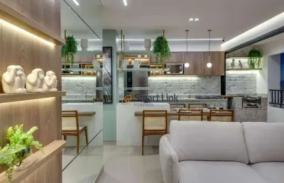 Apartamento com 3 dormitórios à venda, 69 m² por r$ 445.000,00 - criméia oeste - goiânia/go