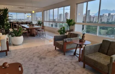 Apartamento com 4 dormitórios à venda, 412 m² por r$ 7.060.000,00 - setor marista - goiânia/go