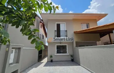 Sobrado com 3 dormitórios à venda, 132 m² por r$ 695.000,00 - jardim rio das pedras - cotia/sp