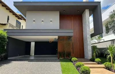 Sobrado com 4 dormitórios à venda, 290 m² por r$ 3.200.000,00 - jardins madri - goiânia/go