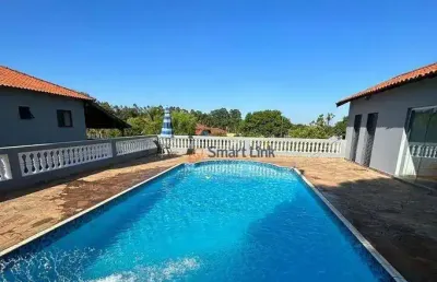 Chácara com 4 dormitórios à venda, 5000 m² por r$ 1.270.000,00 - santa felicidade - torrinha/sp