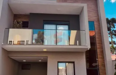 Casa com 3 quartos à venda na rua jacarezinho, pineville, pinhais por r$ 1.580.000