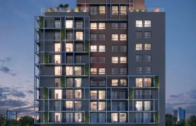 Apartamento com 1 quarto à venda na rua lysimaco ferreira da costa, 460, centro cívico, curitiba, 32 m2 por r$ 480.978