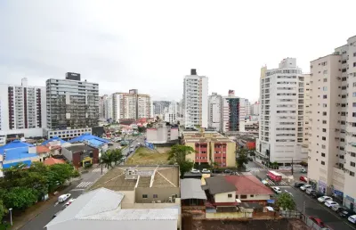 Apartamento, vista mar, sacada tipo gourmet c/ churrasqueira a carvão, 02 dormitórios (01 suíte)  + 01 vaga de garagem – localizado em campinas -  são josé