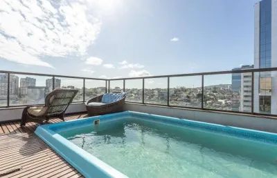 Cobertura duplex para venda no bairro chácara das pedras em porto alegre