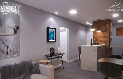 Apartamento 1 quarto para venda no bairro varzea grande em gramado