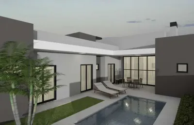 Casa 3 quartos sendo 1 suíte para venda no bairro balneário rosa do mar em passo de torres