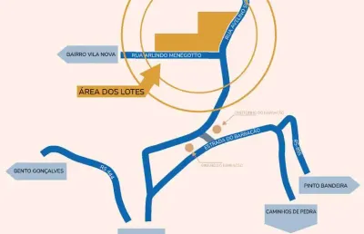 Lote para venda no bairro barracão em bento gonçalves
