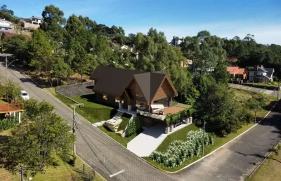 Casa 3 quartos sendo 2 suítes para venda no bairro vale das colinas em gramado