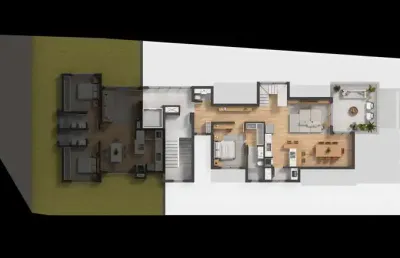Apartamento 2 quartos sendo 2 suítes para venda no bairro centro em gramado
