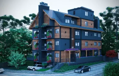 Apartamento 2 quartos sendo 2 suítes para venda no bairro centro  em canela