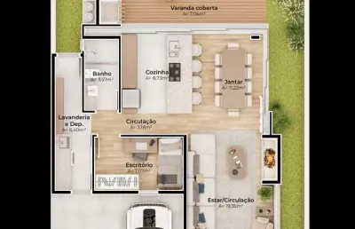 Casa 3 quartos sendo 2 suítes para venda no bairro jardim américa em são leopoldo