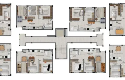 Apartamento 2 quartos para venda no bairro petrópolis em passo fundo