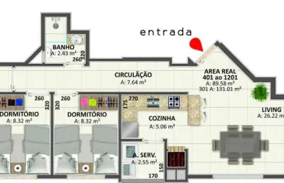 Apartamento 1 quarto sendo 1 suíte para venda no bairro centro em capão da canoa