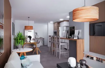 Apartamento 2 quartos sendo 2 suítes para venda no bairro moura em gramado