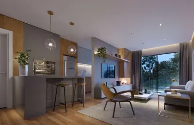 Apartamento 2 quartos sendo 2 suítes para venda no bairro bavaria em gramado