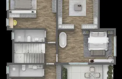 Casa 5 quartos sendo 4 suítes para venda no bairro aspen mountain em gramado