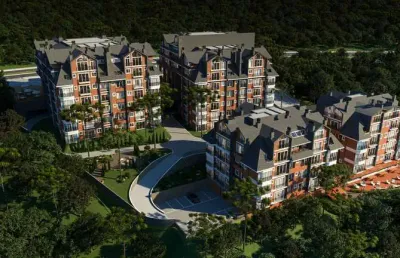 Apartamento 2 quartos sendo 2 suítes para venda no bairro vila suíça em gramado