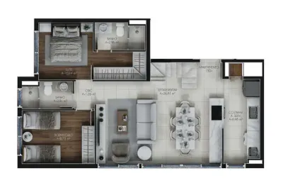 Apartamento cobertura 3 quartos sendo 2 suítes para venda no bairro jardim botânico em porto alegre