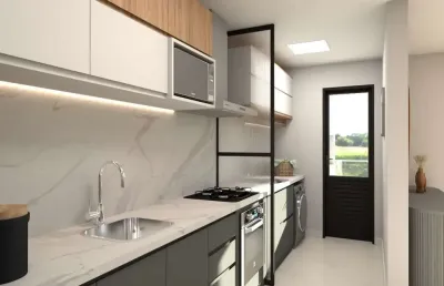 Apartamento 2 quartos sendo 1 suíte para venda no bairro bella torres em passo de torres