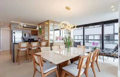 Apartamento 4 quartos sendo 4 suítes para venda no bairro praia grande em torres