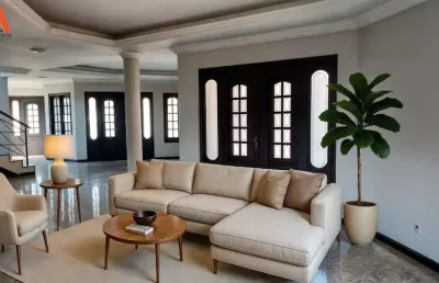 Casa de 2 pavimentos em condomínio fechado! área de 510m². 02 vagas de garagem.