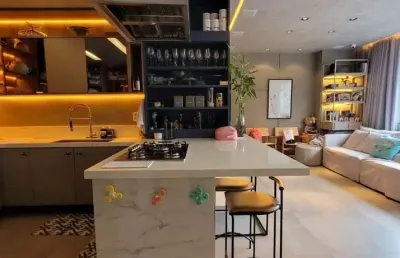 Apartamento de 2 quartos sendo 1 suíte em frente ao can! área privativa de 120m². 02 vagas de garagem. nascente.
