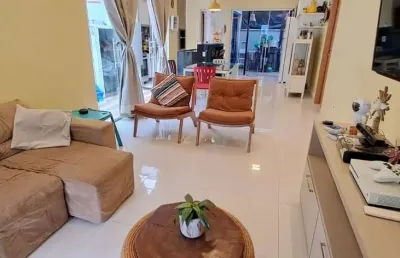-cop 30 - casa térrea com 3 suítes no residencial arbre! -área privativa de 130m². -02 vagas de garagem. -nascente.