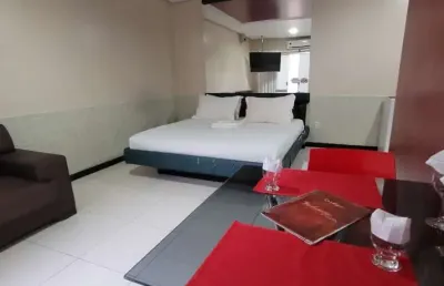 -cop 30 - apartamento com 1 suíte na pousada valency! -área privativa de 25m² - apto 107 -1 vaga de garagem.