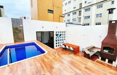 Cobertura com 4 quartos à venda na avenida washington luiz, --, boqueirão, santos por r$ 1.750.000