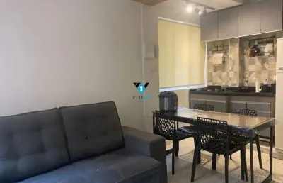 Apartamento com 1 quarto à venda na cel. cândido gomes, --, josé menino, santos por r$ 270.300
