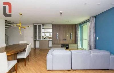 Cobertura com 3 quartos, 158 m² - venda por r$ 2.000.000 ou aluguel por r$ 9.000/mês - água verde - curitiba/pr