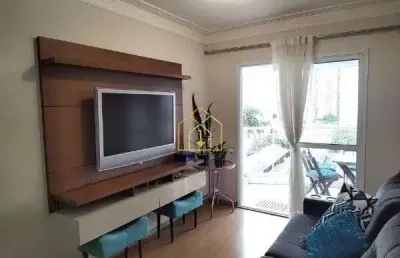 Apartamento à venda 84m² 3 quartos 1 suíte 2 vagas | vila valparaiso - santo andré - sp