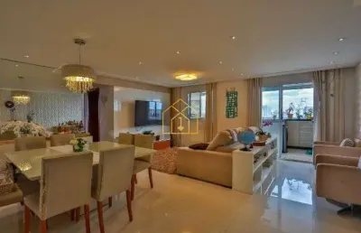 Apartamento à venda 115m² 3 quartos 1 suíte 2 vagas | vila valparaíso - santo andré - sp