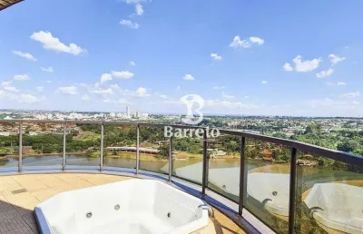 Cobertura com 4 dormitórios à venda, 549 m² por r$ 4.700.000,00 - jardim caiçaras - londrina/pr