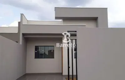 Casa com 2 dormitórios à venda, 65 m² por r$ 320.000 - jardim gleba esperança- londrina/pr