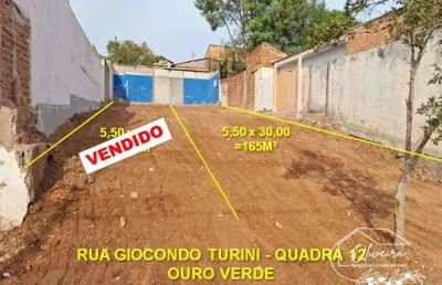 Terreno à venda no Jardim Ouro Verde, Bauru 