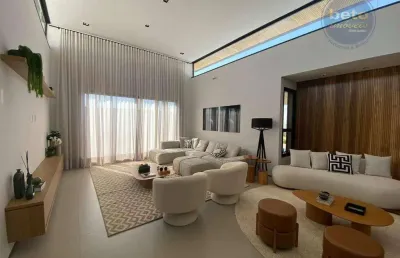 Casa térrea nova mobiliada à venda, 383 m² por r$ 3.900.000 - condomínio xapada parque ytu - itu/sp