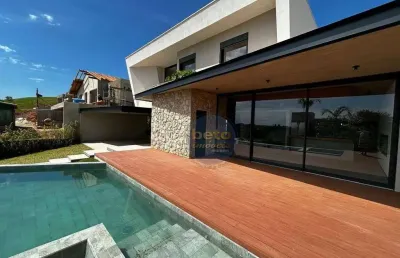 Casa com 4 dormitórios à venda, 377 m² por r$ 6.400.000,00 - condomínio campos de santo antonio ii - itu/sp