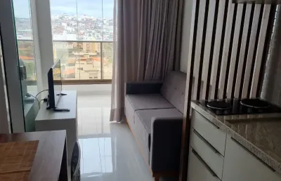Lindo 1/4 novo mobiliado vista mar 01 vaga de garagem