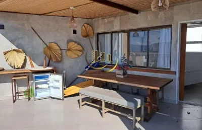 Cobertura de luxo à venda em bertioga-sp, riviera: 2 quartos, 2 suítes, 2 salas, 2 banheiros, 1 vaga, 130m². venha conferir!