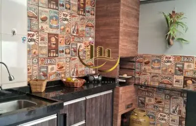 Apartamento à venda em americana-sp no jardim terramérica ii: 2 quartos, 1 suíte, 2 salas, 2 banheiros, 1 vaga, 83m²