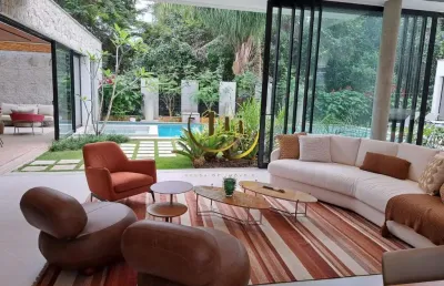 Luxuosa mansão de 8 quartos e 8 suítes na riviera, bertioga-sp, com 800m² e 7 vagas de garagem. imperdível!