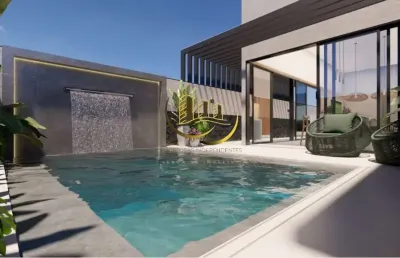 Casa de luxo em condomínio com 3 suítes no jardim primavera, nova odessa-sp: 158m², 3 salas, 4 banheiros e 4 vagas.