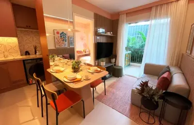 Apartamento com 37m² - 2 dormitórios e varanda. 10 min. a pé do metrô vila sônia.