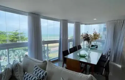 Frente para o mar com 250m&sup2;, sendo 4 su&iacute;tes, lazer completo - praia de itaparica, vila velha - es