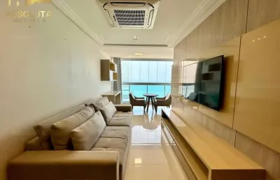 Cobertura duplex de alto padr&atilde;o frente e com vista mar - praia de itaparica, vila velha - es
