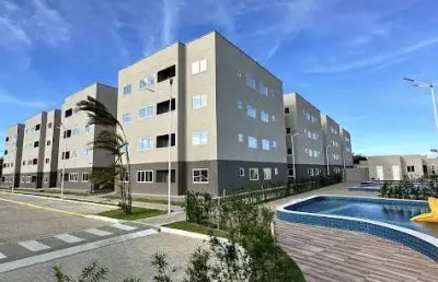 Apartamento para venda em joão pessoa, gramame, 2 dormitórios, 1 banheiro, 1 vaga